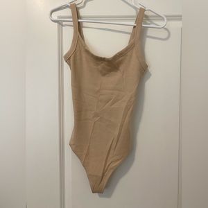 Abercrombie & Fitch 90s ribbed tank essential bodysuit, size S, worn once